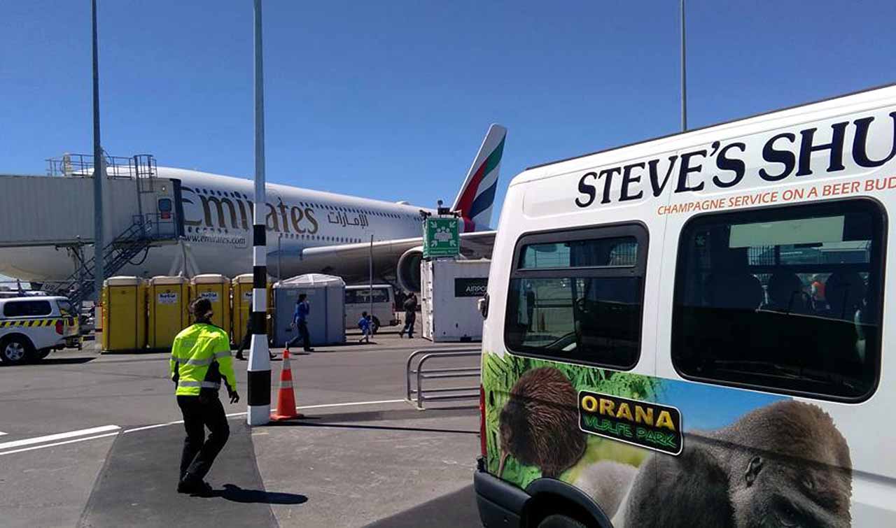 Steve at airport 2 photo